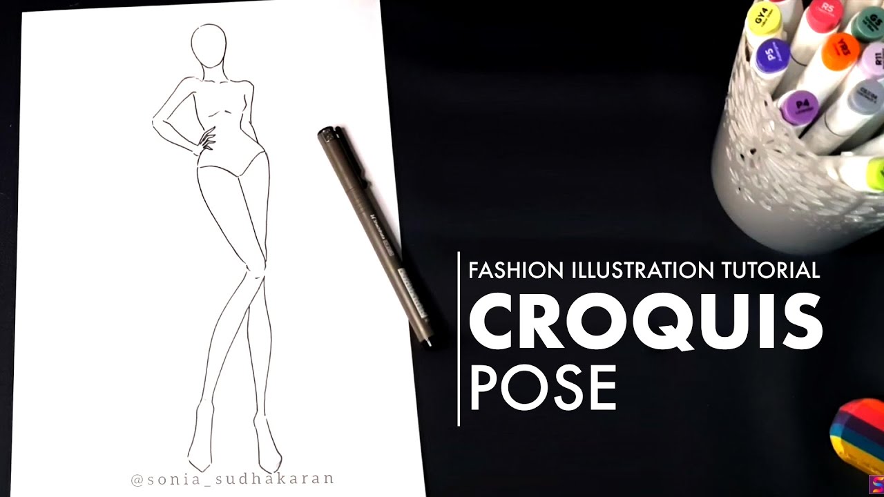 Fashion Sketchbook with Female Figure Templates: This Large Fashion  Illustration Sketchbook Contains Professionally Designed 108 Female Croquis  Fashion Figure Templates with 12 poses: FST Publishing: 9798741663561:  Amazon.com: Books