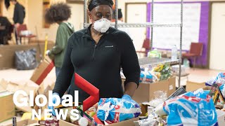 Coronavirus: Food bank demand spikes amid COVID-19 pandemic