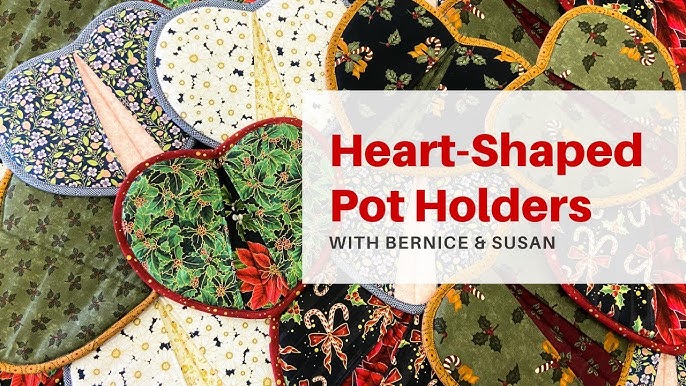 Apple Heart-Shaped Potholders / Oven Mitts – PrayerMade Crafts