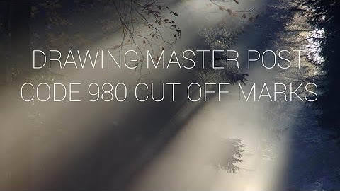 Drawing Master Post Code 980 Cut  Off Marks in HPSSC HAMIRPUR