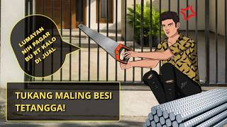 AZAB SUKA MENCURI BESI TETANGGA: HIDUP TERHINA, TERBUANG DARI DESA SENDIRI! - KARTUN ANIMASI DRAMA