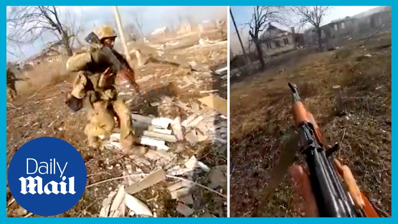 Ukrainian frontline soldiers storm no man’s land in Bakhmut, Ukraine