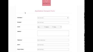 Aesthetics Consent Form Template