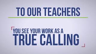 Happy Teacher Appreciation Week!