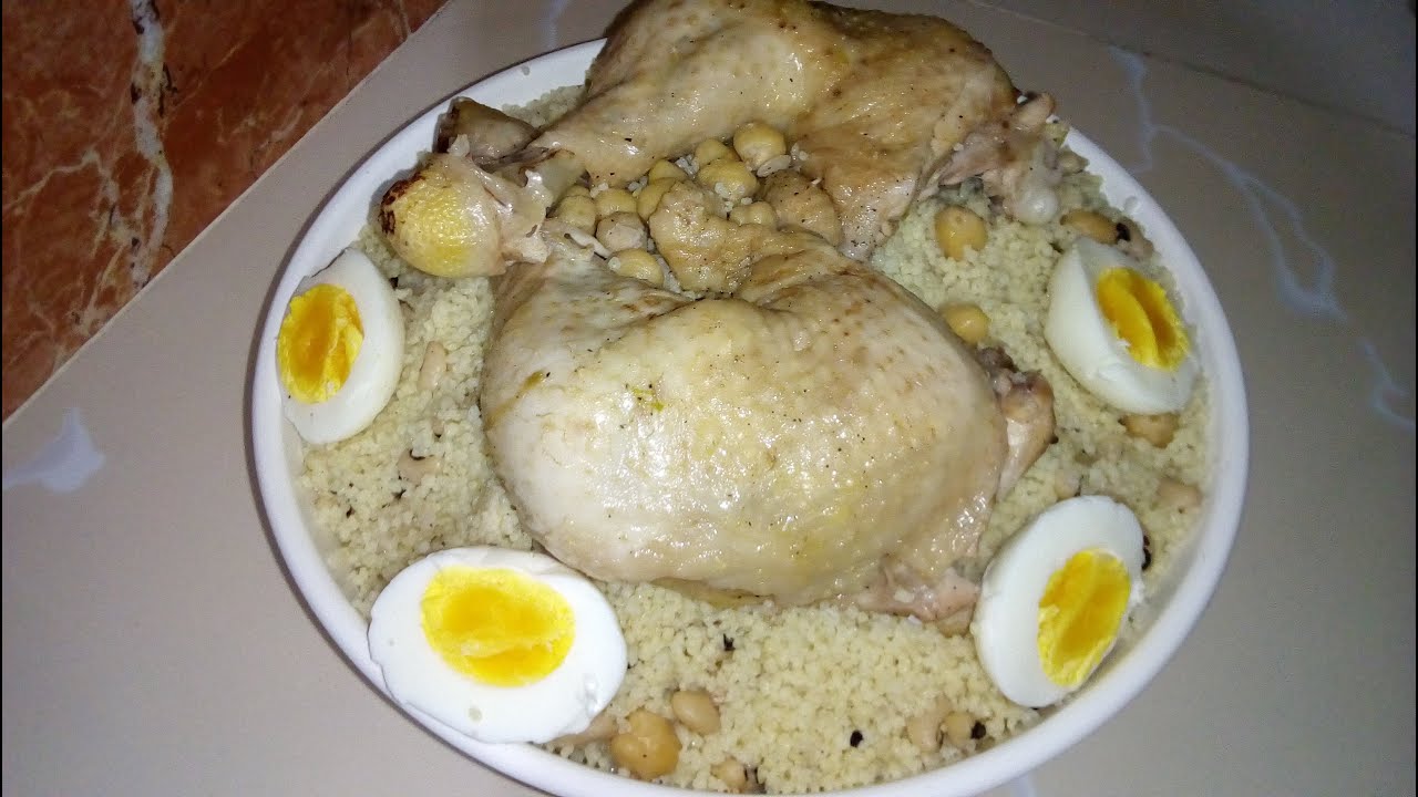 الطبق التقليدي القبائلي تبركوكسث او الكسكس الخشن بالدجاج