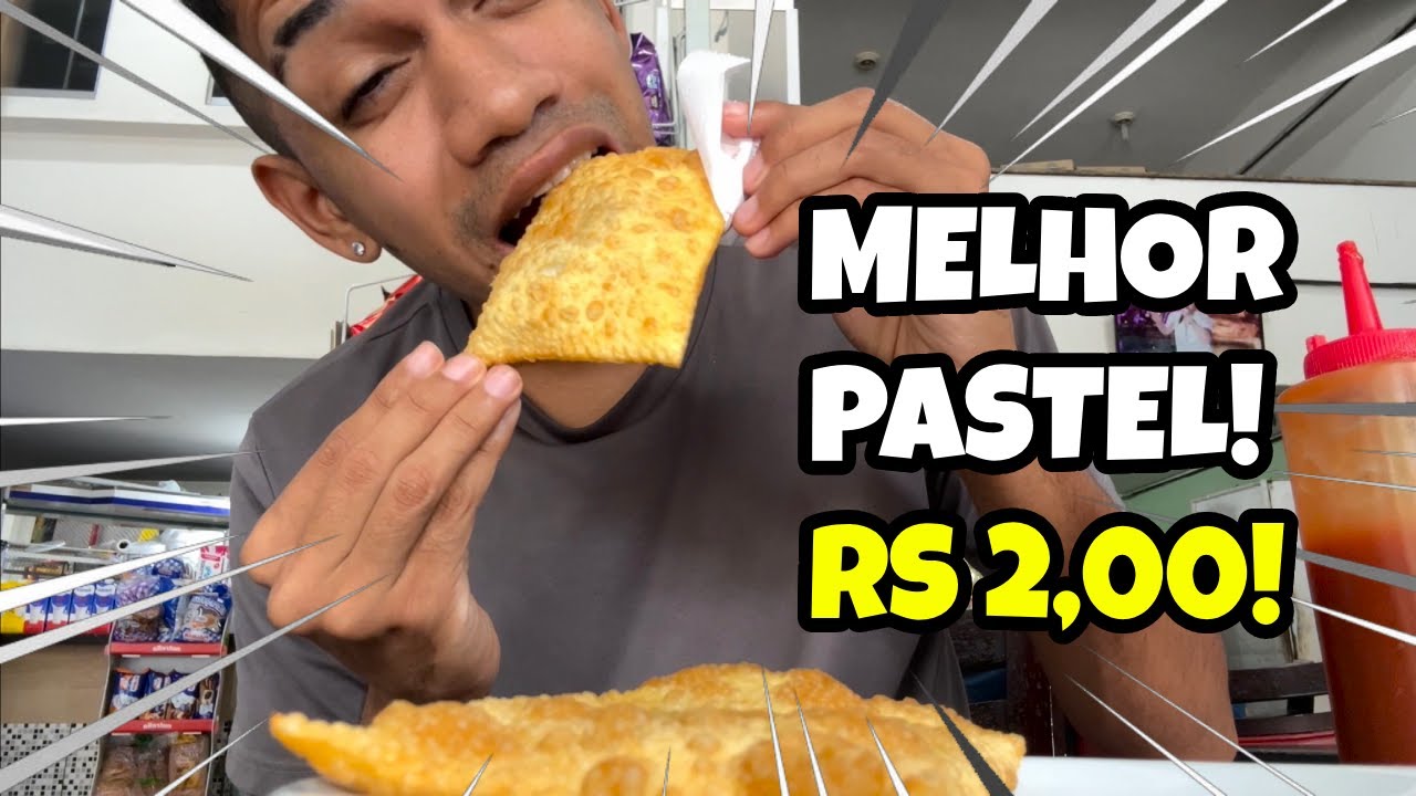 DOMINGO É VLOG NO MERCADO? AGORA É VLOG DO PASTEL DE 2 REAIS!