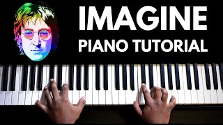 How to play the Intro of Imagine by John Lennon  Piano Tutorial