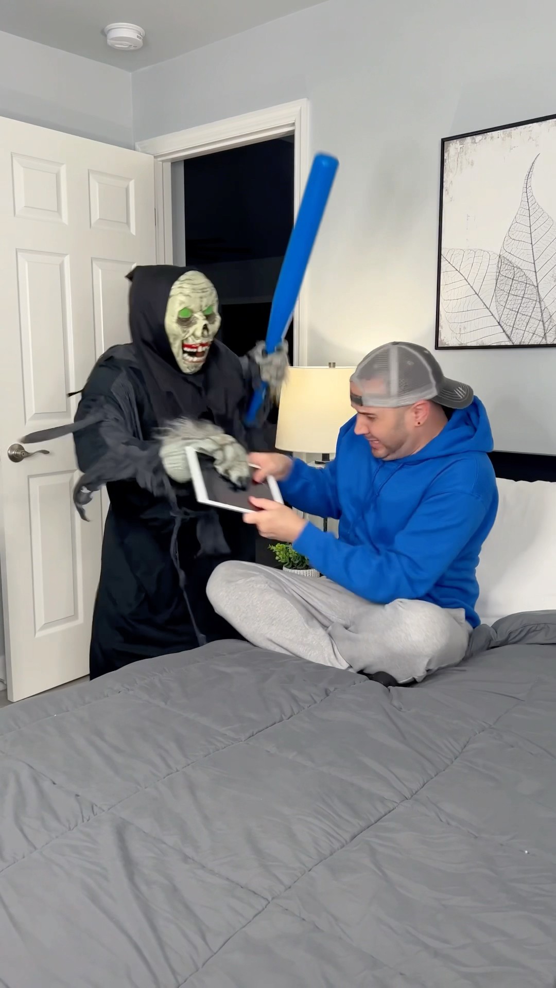 Scary monster breaks my iPad ?? #shorts