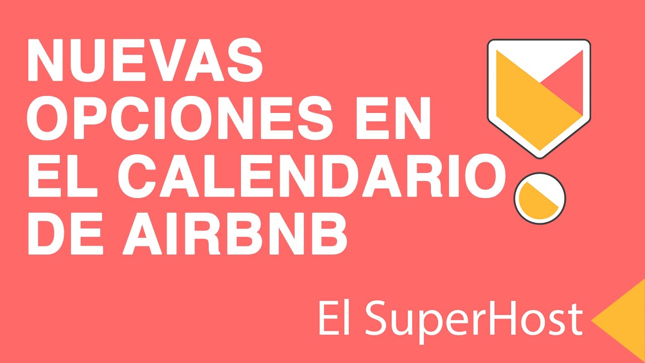 NUEVAS OPCIONES EN EL CALENDARIO DE AIRBNB YouTube