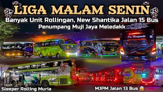 Monday Night League‼️101 Buses Enter Jati Kudus Terminal. Muji Jaya Passengers Explode, Deploying...