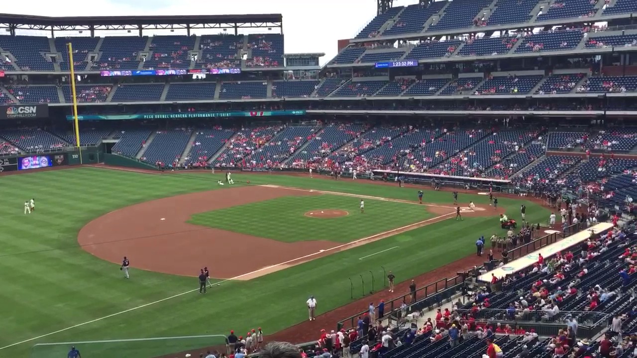 AJ Styles throwing out the opening pitch for the Philadelphia Phillies
