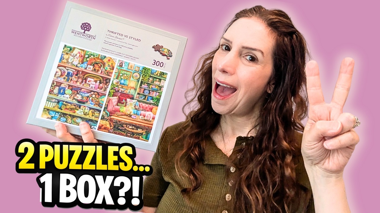 Wentworth Wooden Puzzles Did WHAT? 2 Puzzles... 1 Bag Challenge