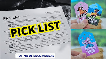 COMO IMPRIMIR O PICK LIST - Como edito as forminhas e escalopes - ROTINA DE ENCOMENDA