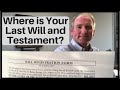 Where to Store Your Last Will and Testament