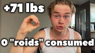 how i put on 71lbs at 18 as a dumbass Gen Z (0 roids consumed)