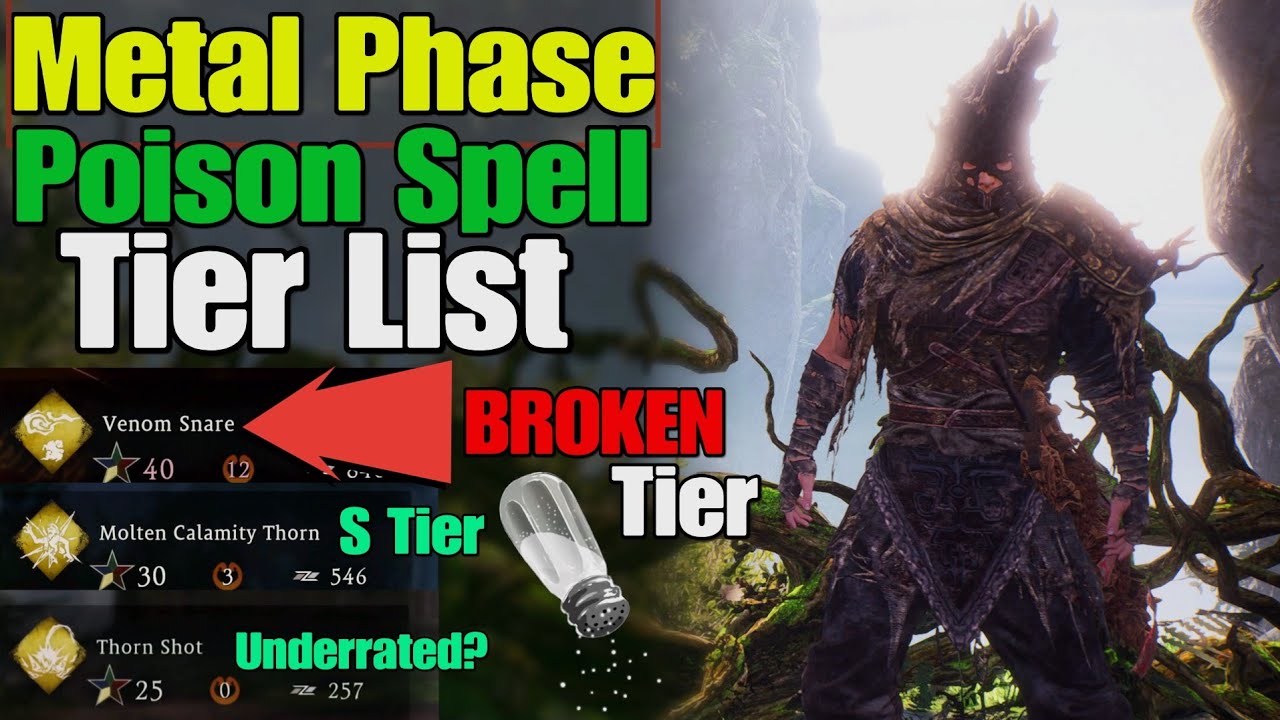 Poison Spells Make Everyone Salty! Metal Phase Tier List! - Wo Long: Fallen Dynasty PvP