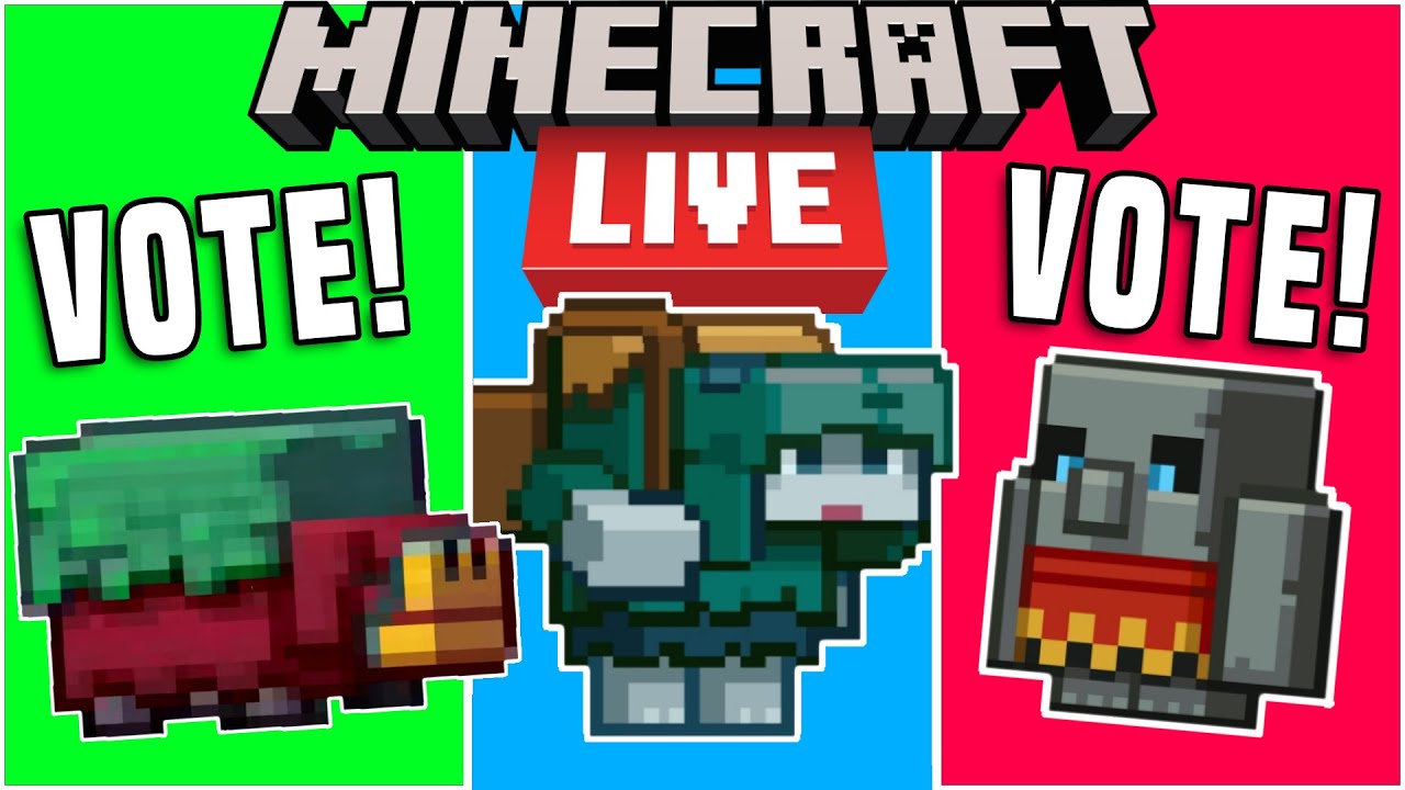 MINECRAFT LIVE - EM QUAL MOB VOTAR? 