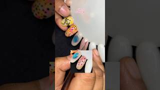 🌸pretty nail art tutorial✨#nailart #cherry #nailart #yshorts