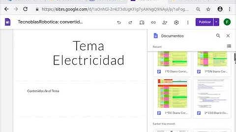 Como crear pestañas en google site y embeber un documento de google.-Tecnoblas