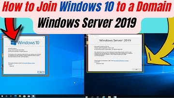 How to Join Windows 10 to a Domain Windows Server 2019 | Add Windows 10 to Windows Active Directory
