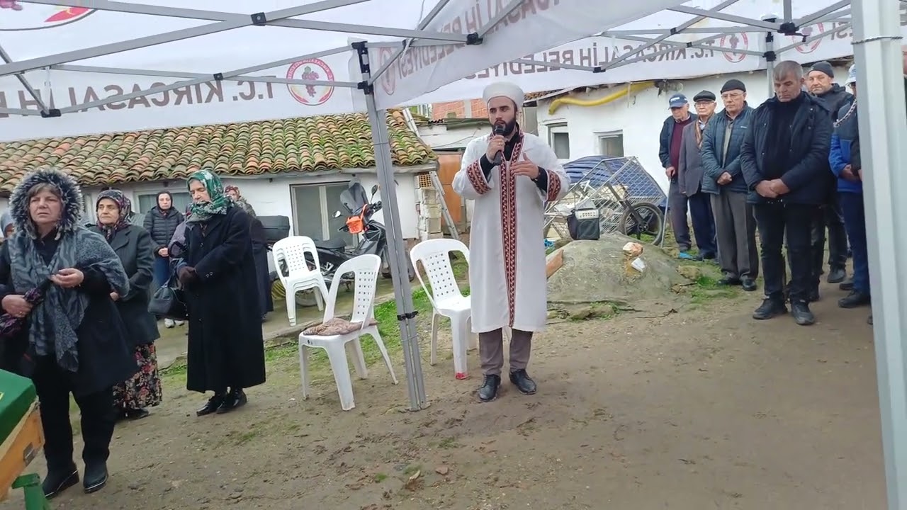 FATMA ÇAKAR'IN CENAZESİNDEN GÖRÜNTÜLER. 