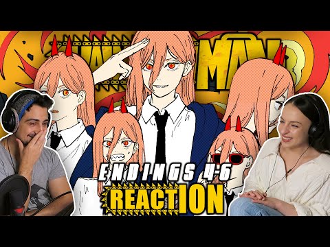 Chainsaw Man ENDINGS REACTION! | (Ed's #4-6)