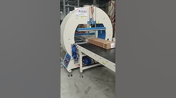 orbital wrapping machine for panel, cardboard, door, window PE stretch film horizontal wrapper