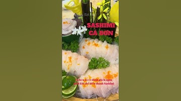 SASHIMI CÁ BƠN BIỂN