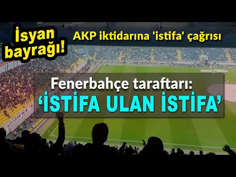 Fenerbahçe taraftarı hükümeti istifaya çağırdı, isyan etti: 'Hükümet istifa'