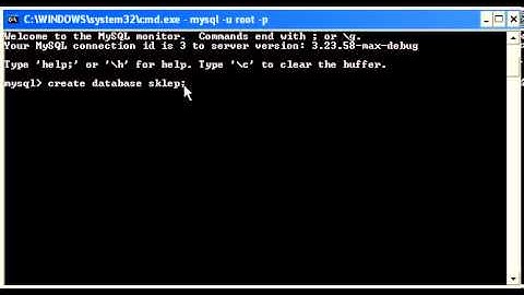 Kurs php i mysql lekcja 16  Zakładanie bazy danych