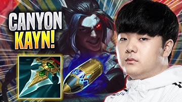 CANYON TRIES KAYN WITH NEW BUFFS! - DK Canyon Plays Kayn JUNGLE vs Maokai! | Season 2023