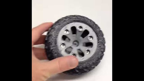 3D Printed Open RC tire and rim