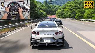 Nissan GTR R35 NISMO VS Track Toys - Forza Horizon 6 | Logitech G923 Steering Wheel screenshot 5