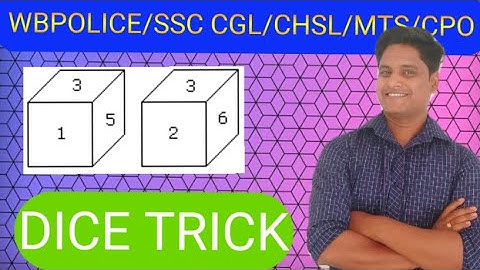 Three Dice Short Trick | Double Dice Question For Railway, SSC CGL Reasoning | Reasoning Short Trick