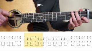 The Chainsmokers & Coldplay - Something Just Like This - Fingerstyle Guitar TABS Tutorial (Lesson) chords sheet