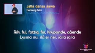 Behrang Miri 'Jalla dansa sawa' -- (On screen Lyrics)
