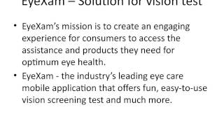 Vision test mobile apps from EyeXam screenshot 4