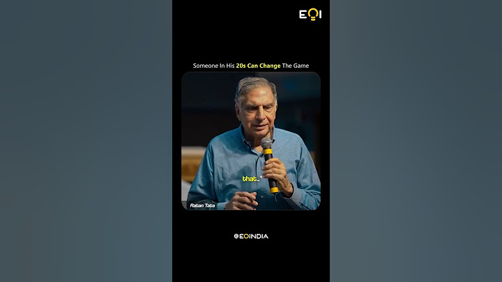 Ratan Tata recalls the earlier days he had to face from his bosses