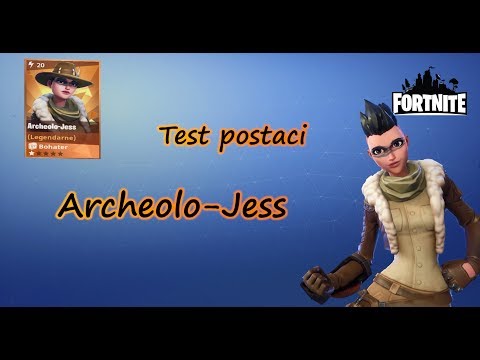 test postaci archeolo jess fortnite ratowanie swiata - fortnite soleillante