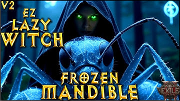 V2 LAZY WITCH GOD MODE SPECTRE Summoner ! Frozen Mandible Insane Dps Poe2 Witch Infernalist Summoner
