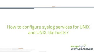 How to configure syslog service for UNIX and UNIX like hosts? screenshot 1