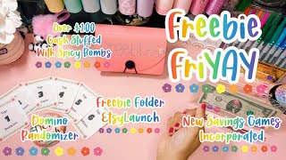 🌈🌺 Freebie FriYAY 🌺🌈 New Games Kicked Off 🌺 Saved Spicy $100+ 🌺 Bedazzled Freebie Folder Etsy Launch