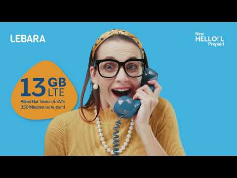 Sag HELLO! zum neuen HELLO! L Prepaid Tarif von Lebara