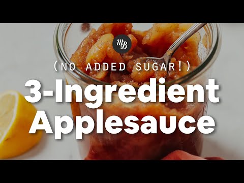 3-Ingredient Applesauce (No Sugar Added) | Minimalist Baker Recipes