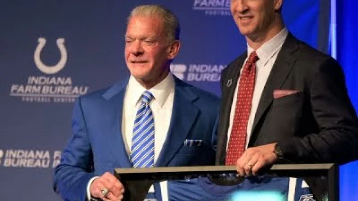 Colts Retire Peyton Manning's #18, Plan Statue