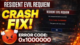 Resident Evil Requiem Error Code 0x1000000 Fix (PC) | Crash on Launch Solution | Steam Cache Fix