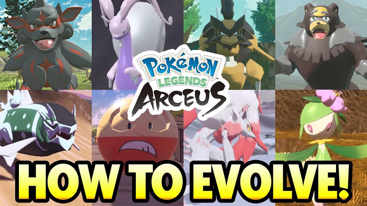 Download How to Evolve ALL NEW POKEMON in Pokemon Legends Arceus!