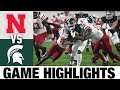 Nebraska vs #20 Michigan State | Week 4 | 2021 College Football