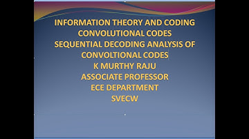SEQUENTIAL DECODING PROCEDURE OF CONVOLUTIONAL CODES
