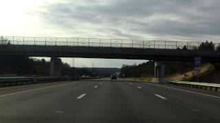 Willow Freeway (Interstate 77 Exits 155 to 146) southbound